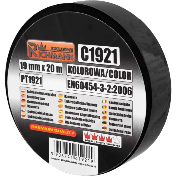 Banda izolat, 20 m x 19 mm, color, Richmann Exclusive