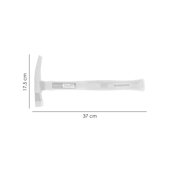 Ciocan zidar ingust, maner fibra, 510 g, RICHMANN EXCLUSIVE