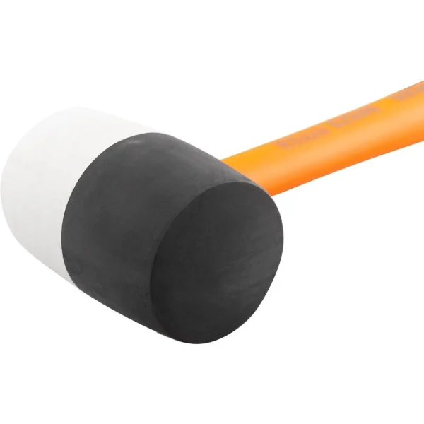Ciocan cauciuc, alb-negru, maner fibra, 665g, Richmann Exclusive