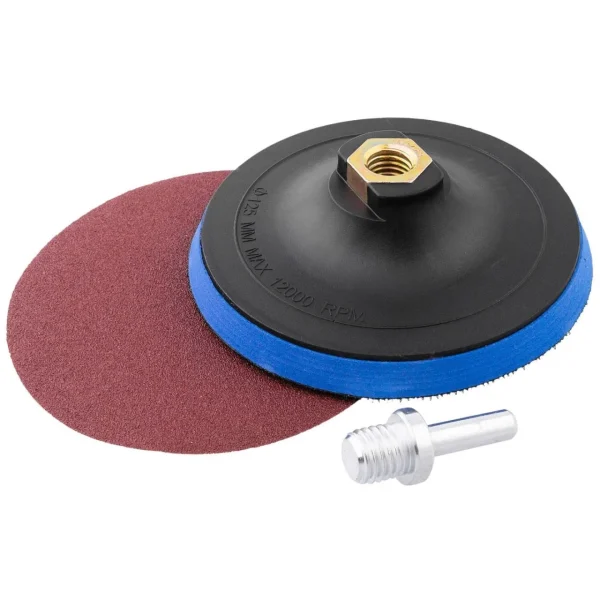 Suport cauciuc cu scai, pentru flex/masina gaurit, 125 mm, Richmann