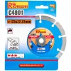 Disc diamantat segmentat, beton, taiere uscata, 125 mm/22.23 mm, Richmann