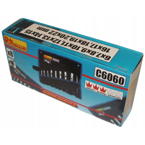 Chei tubulare teava, 6-22 mm, set 8 buc, RICHMANN