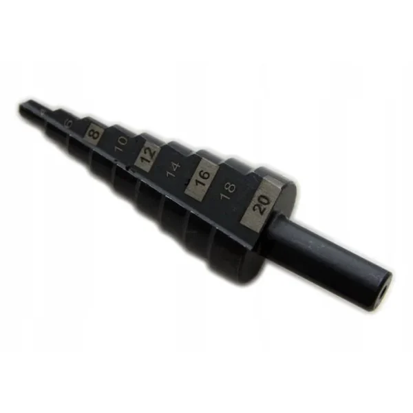 Burghiu pentru metal, in trepte, nitrura de titan, 4-20 mm, 65 mm, Richmann Exclusive