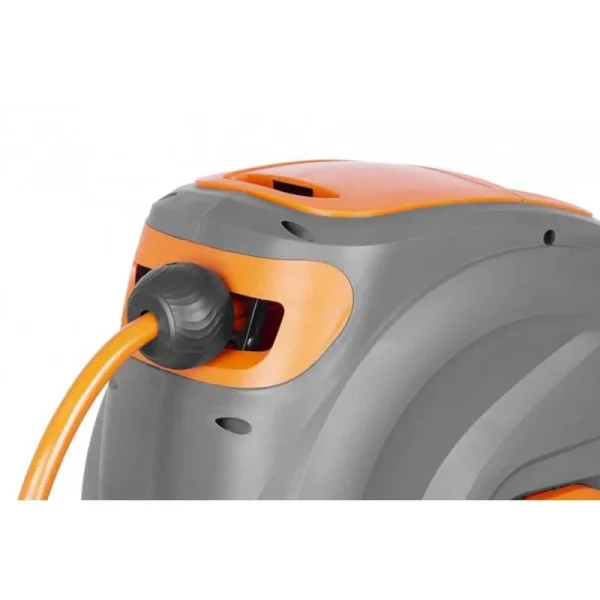 Furtun cu tambur/rola pentru gradina, portabil, pentru perete, 1/2", 30+2 m, Strend Pro
