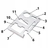 Kit complet de supravieturire 18-in-1 piese pentru camping, calatorii, offroad, ATV, SSV