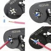 Cleste de sertizare, 0.25-10 mm, cu set de pini terminali 0.5-10 mm2, 1200 buc