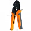 Cleste de sertizare, 0.25-10 mm, cu set de pini terminali 0.5-10 mm2, 1200 buc