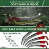 Coasa manuala forjata, 700 mm – lama batuta pentru cosit fan, iarba si buruieni, otel durabil, Strend Pro