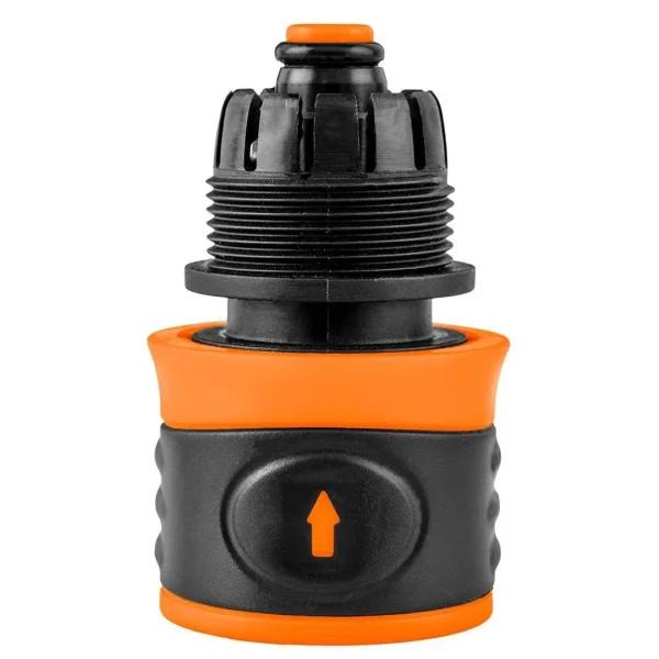 Cupla rapida, cu stop, bimaterial, 1/2", NEO