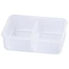 Cutie/caserola alimente, plastic, etansa, albastru, 2 compartiment, cu lingura si furculita, 1.5 L, 22x15.2x7.6 cm, MagicHome