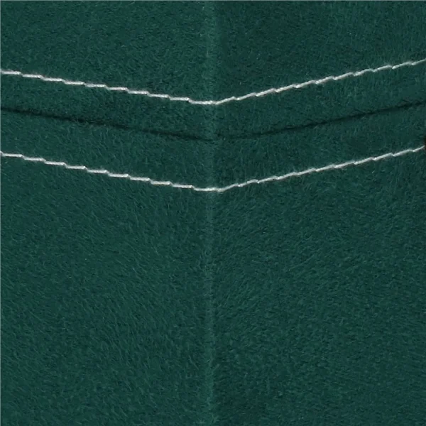 Cutie pentru bijuterii, catifea, verde, cu oglinda, 12x12x12 cm, Springos