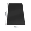 Covoras protectie podea pentru scaun birou, Mufart, PP, negru, 140x100 cm