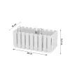 Jardiniera decorativa, suport metalic, sistem irigare,​​​​​​​ antracit, 38x18x16.2 cm, Boardee Fencycase W Old