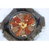 Disc pentru gratar, fonta, tip grill, cu picioare si agatator, 50 cm, Barbeque 