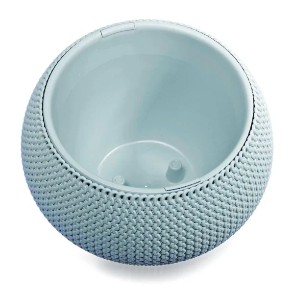 Ghiveci decorativ pentru flori, rotund, albastru, 29x19.5 cm, Splofy Bowl