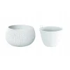 Ghiveci decorativ pentru flori, rotund, alb, 29x19.5 cm, Splofy Bowl