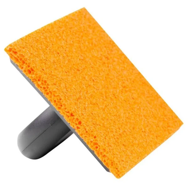 Drisca burete cauciucat, Strend Pro, 9 mm, 13x25 cm, maner ABS, Negru