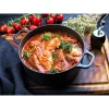 Oala de aluminiu cu capac, negru, 2.2 L, 20 cm, Verk Group