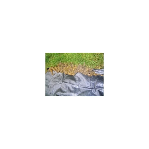 Folie antiburuieni, polipropilena, tesuta, neagra, 100 g/m2, 1.5x10 m