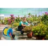 Furtun cu carucior pentru gradina, pistol de stropit, 1/2", 30 m