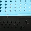 Geanta pentru transport caine/pisica, Springos, albastru si negru, plastic, max 7 kg, 48x33x28 cm