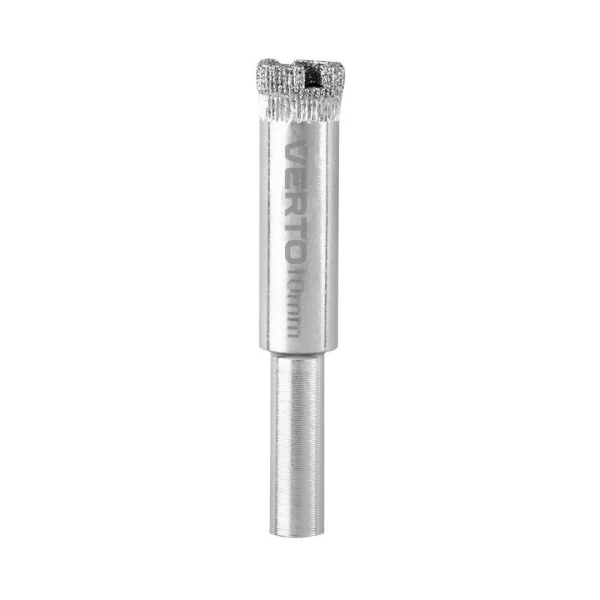 Ghidaj cu ventuza, cu 7 carote diamantate, 4-12 mm, Verto