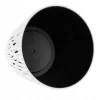 Ghiveci decorativ de flori, rotund, alb, 7.9 L, 26.2x22.2 cm, Sandy Round