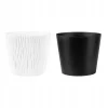 Ghiveci decorativ de flori, rotund, alb, 7.9 L, 26.2x22.2 cm, Sandy Round