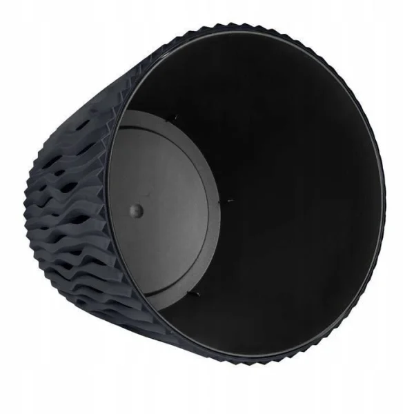 Ghiveci decorativ de flori, rotund, antracit, 7.9 L, 26.2x22.2 cm, Sandy Round