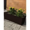 Jardiniera decorativa, maro, 68.5x17.3x15 cm, Ratolla Case P Old 
