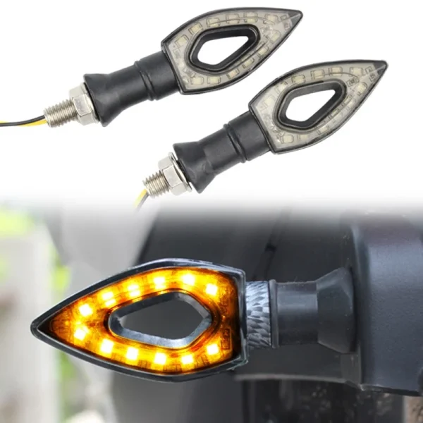 Set 2 lampi semnalizare Arrow Led pentru motocicleta, 12V