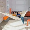 Hamac textil, bej, max 200 kg, 200x150 cm
