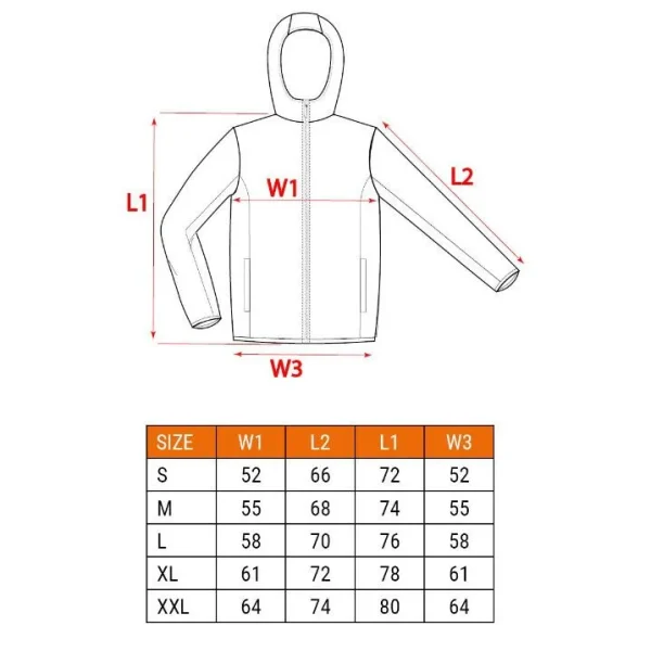 Hanorac impermeabil cu gluga, model HD Plus, marime S/48, NEO
