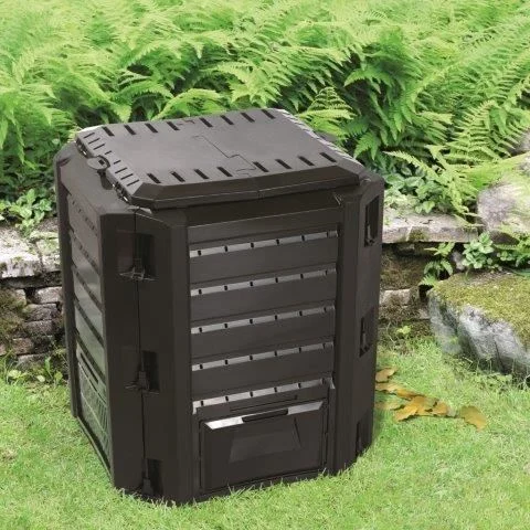 Compostor de gradina, 380 L, negru, Compogreen