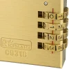 Lacat cu cifru, auriu, 50 mm, Richmann Exclusive