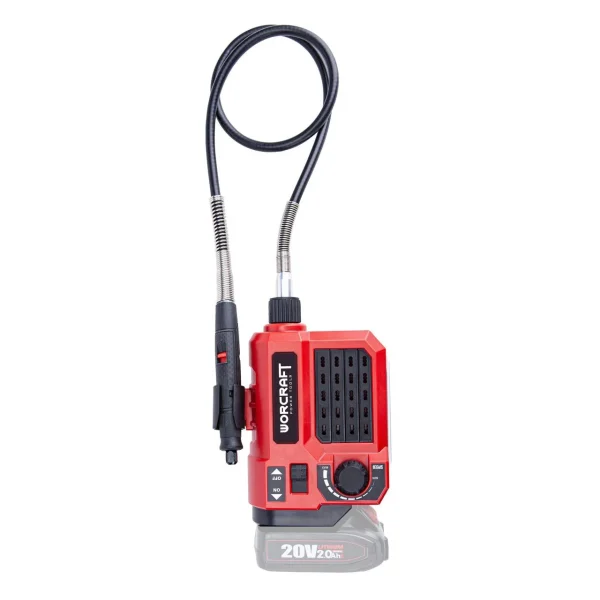Mini polizor cu accesorii, 20V Li-ion (acumulator neinclus), Worcraft