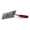 Mistrie inox, trapez, ingusta, sudura in puncte, 18 cm, maner lemn, Olejnik