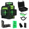 Nivela laser, 3D, verde, 30 m, Dedra