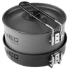 Oala, tigaie si ibric/ceainic, turistic, camping, aluminiu, set 3 piese, NEO