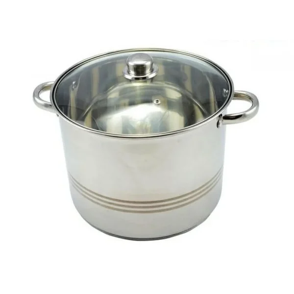 Oale cu capac, inox, set 3 piese, Perfect Home