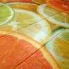 Panou decorativ, PVC, model citrice, portocaliu, 96x48.5cm