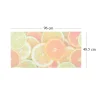 Panou decorativ, PVC, model citrice, portocaliu, 96x48.5cm