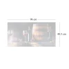Panou decorativ, PVC, model vin, maro si negru, 96x48.5 cm