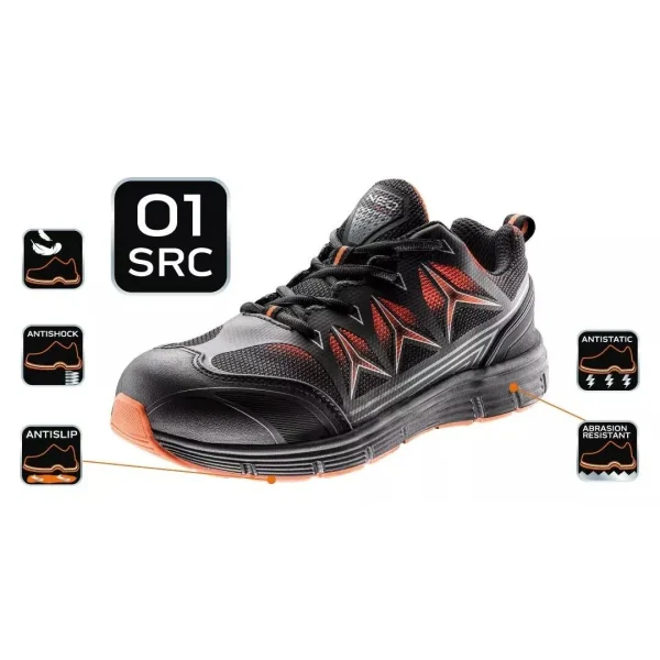 Pantofi de lucru fara elemente metalice, O1, SRC, marimea 40, NEO