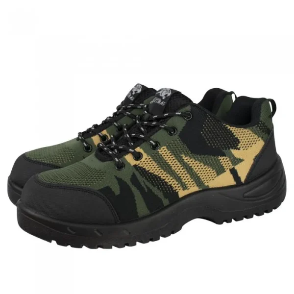 Pantofi de lucru, SB, SRC, Fly-knit, bombeu metalic, camuflaj, marimea 42, ART.MAS