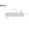 Lame cutter, pentru decoratii, doua taisuri, 3 buc, OLFA
