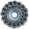 Perie sarma otel, tip cupa, cu toroane, M14, 65 mm, Richmann 