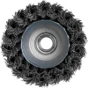 Perie sarma otel, tip cupa, cu toroane, M14, 80 mm, Richmann 