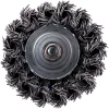 Perie sarma otel, tip cupa, cu toroane, tija, 75 mm, Richmann 
