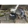 Perie sarma, tip cupa, cu toroane, pentru motocoasa/trimmer, otel, 150x25.4 mm, Graphite 